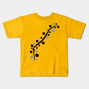 Bubbles stripe pattern 1 Kids T-Shirt